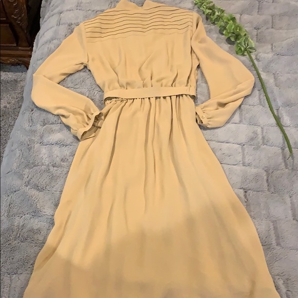 Vintage 1970’s PSZ Pleated Belted Dress - Picture 11 of 12